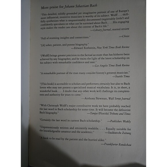 Johann Sebastian Bach : The Learned Musician by Christof Wolff (2001, Trade) - Picture 5 of 7